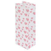 ピンクハート ワインギフトバッグ (裏面アングル)