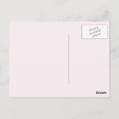 ピンクハート |卒業祝いのポストカード ポストカード (裏面)