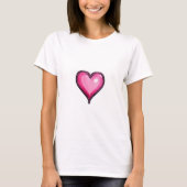 ピンクハート Tシャツ (正面)