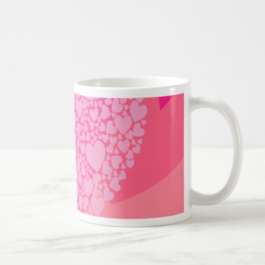 ピンクハートfor St Valentine コーヒーマグカップ (右)