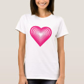 ピンクハートTシャツ Tシャツ (正面)