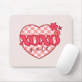 ピンクハートXoxoハグとキス マウスパッド (マウス)