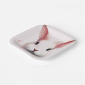 ピンクバお洒落ニー – ウォーターカラーパステル紙プレート ペーパープレート (傾斜あり)