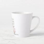 ピンクバイオリンの楽譜 カフェラテマグ (右)