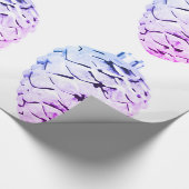 ピンクバイオレットピネコーンラッピング紙 ラッピングペーパー (角)