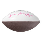 ピンクバイクサッカーのブロンドの少女 アメリカンフットボール (回転90)