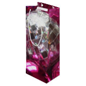 ピンクバウブル抱き枕ワイン ワインギフトバッグ (裏面アングル)