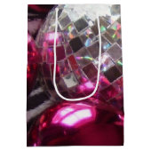 ピンクバウブル抱き枕中 ミディアムペーパーバッグ (裏面)