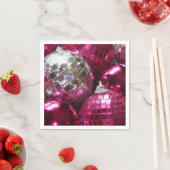 ピンクバウブル紙ナプキン スタンダードカクテルナプキン (インサイチュ)