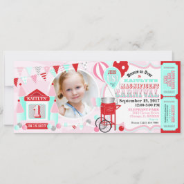 ピンクバウンスハウスカーニバル誕生日