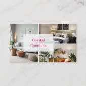 ピンクバケーションレンタルゲストハウスQRコード 名刺 (正面)