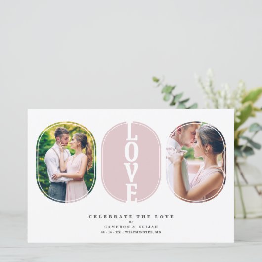 ピンクバジェットラブ結婚引用文の2枚コラージュ (スタンド正面)