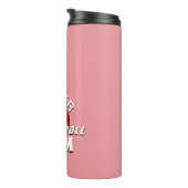 ピンクバスケすごいットボールマムスポーティマザー タンブラー (回転右)