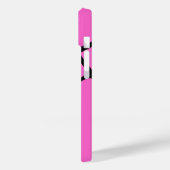 ピンクバスケットボールカスタム選手ナンバースポーツ Case-Mate iPhoneケース (裏面 / 左)