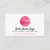 ピンクバス爆弾 名刺 (正面)