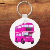 ピンクバス キーホルダー (正面)