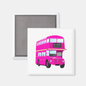 ピンクバス マグネット (正面/裏面)