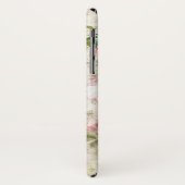 ピンクバタフライアンドシャビーヴィンテージバラカスタム Case-Mate iPhoneケース (裏面/左)