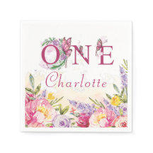 ピンクバタフライウォーター色フローラ誕生日1