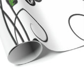 ピンクバタフライガーデン ラッピングペーパー (ロールコーナー)