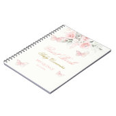 ピンクバタフライキンセアニラゲスト ノートブック (左側)