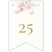 ピンクバタフライキンセアニラ バンティングフラッグ (第1の旗)