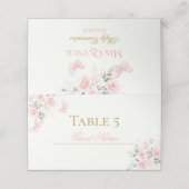 ピンクバタフライキンセアニラ プレイスカード (外部開封)