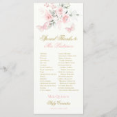 ピンクバタフライキンセアニラ プログラム (裏面)