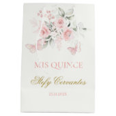 ピンクバタフライキンセアニラ ミディアムペーパーバッグ (裏面)