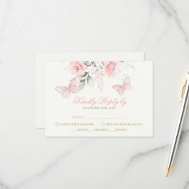 ピンクバタフライキンセアニラ 出欠カード