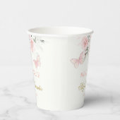 ピンクバタフライキンセアニラ 紙コップ (右)