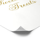 ピンクバタフライスイーツアンドトリートキンセアニラ徴候 ポスター (角)