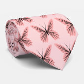 ピンクバタフライデザイン ネクタイ (ロール)