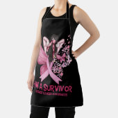 ピンクバタフライハート私は生存乳癌である エプロン (インサイチュ)