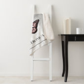 ピンクバタフライフローラパーソナライズされたシェルパブランケット シェルパブランケット (インサイチュ)