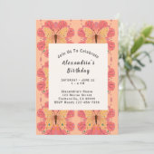 ピンクバタフライ 招待状 (スタンド正面)