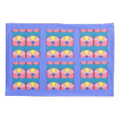 ピンクバタフライ 枕カバー (裏面)