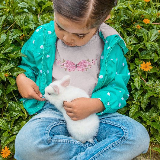 ピンクバタフライ(桜) Tシャツ