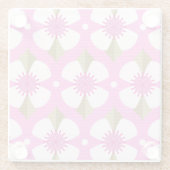 ピンクバターカップ ガラスコースター (裏面)