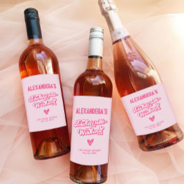 ピンクバチェロレッテ ワインラベル