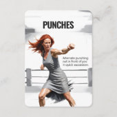 ピンクバッキング付きパンチフィットネスカード セーブザデート (正面)