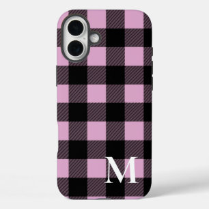 ピンクバッファロープレイドチェック iPhone 16 PLUSケース