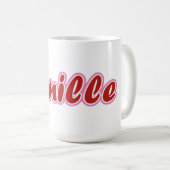 ピンクバニラレタリングマグ コーヒーマグカップ (正面右)