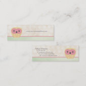 ピンクバニラレモンフクロウビジネスのスキニーカード スキニー名刺 (正面/裏面)