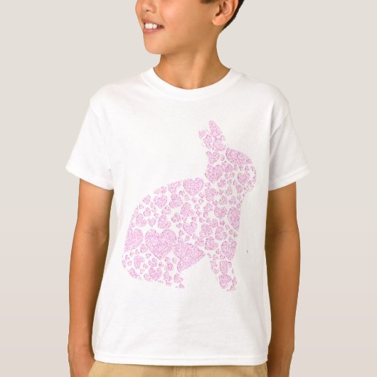 ピンクバニーガールズシャツ Tシャツ (正面)