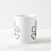 ピンクバニースカルとクロスボーン モーフィングマグカップ (中央)