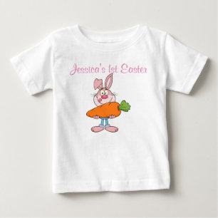 ピンクバニーホールディングシジメカスタムロト ベビーTシャツ