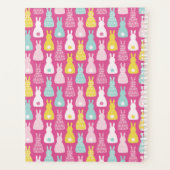 ピンクバニーラビットパターン プランナー手帳 (裏面)