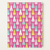 ピンクバニーラビットパターン プランナー手帳 (裏面)