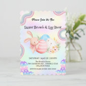 ピンクバニー狩りエッグディノハッピーイースターデイパーティー 招待状 (スタンド正面)